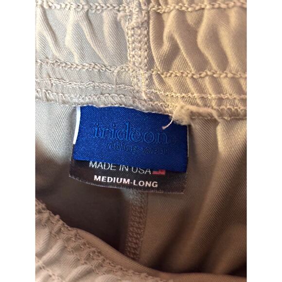 Irideon Ridingwear Womens‎ Equestrian Riding Pants Khaki Size Medium Long - Picture 5 of 6